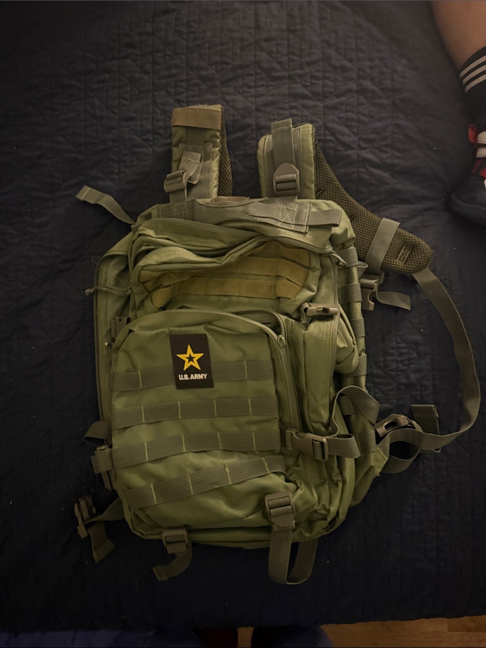 U.S. Army Olive Drab Tactical Backpack with MOLLE
